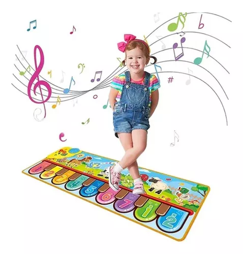 Alfombra Musical Piano Infantil Batería