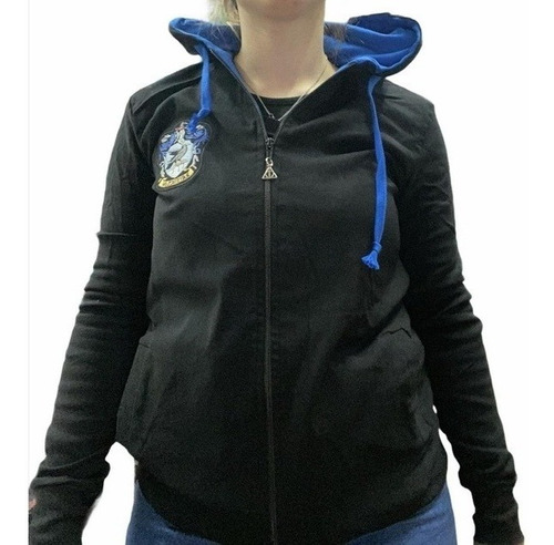 Campera Con Capucha Harry Potter - Ravenclaw (talle M)  - Ha