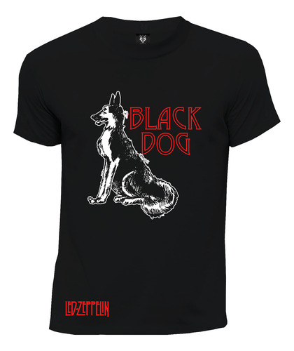 Camiseta Hard Rock Angel Black Dog Led Zeppelin 