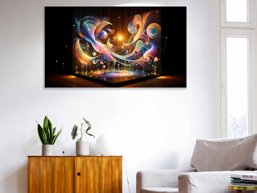 Cuadro Calidad Arte En Lienzo Con Bastidor En 70x40cm N1713