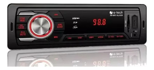 Aparelho De Som Automotivo New Combat Mp3/usb E-tech