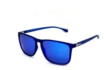 Comprar Anteojos De Sol Gafas Rusty Roum Espejado Polarizado Revo Lente Azul Espejado Revo Blue Varilla Azul Mate Armazón Azul Mate Mblue Diseño Rectangular
