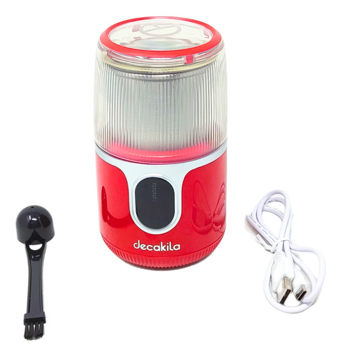 Molino De Café 40g Inalámbrico Rojo Decakila Kmcf022r
