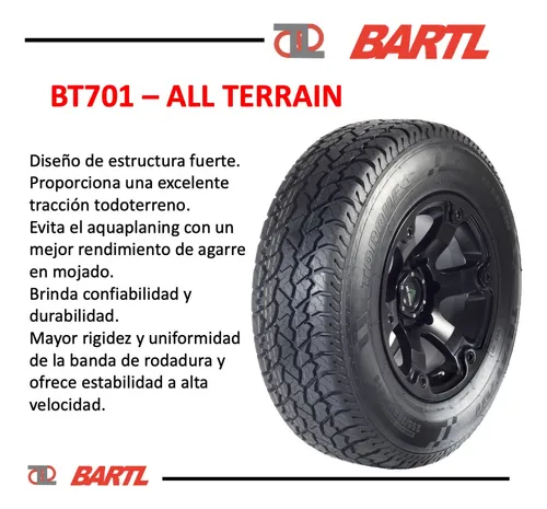 Kit de 4 neumáticos BARTL Neumáticos BARTL Neumáticos LT 265/70R16 112 T