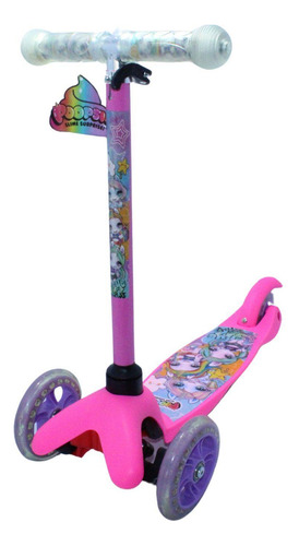 Patinete Infantil 3 Rodas Ajustavel Mod:unicornio+proteçao