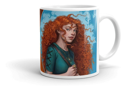 Valiente Taza 11oz Blanca Merida Cerámica Grado Aa 