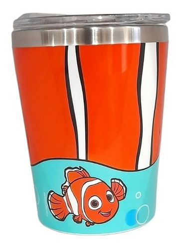 Copo Térmico Nemo 400ml Peixe-palhaço Mais Querido Da Disney Cor Laranja Peixe Palhaço Nemo Disney