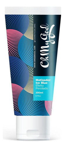 Matizador Ice Blue Efeito Platinado Perolado Oh My God 200ml