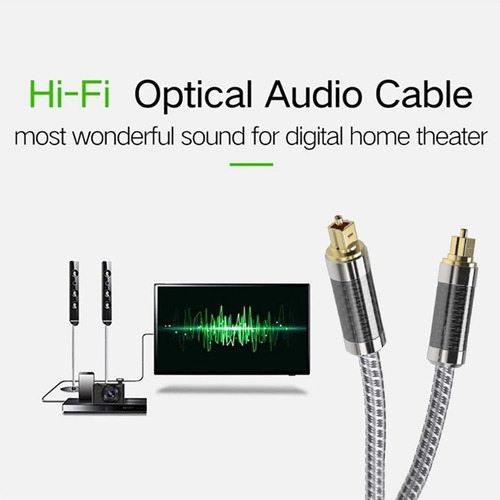 Cable Óptico De Audio Digital Cable De Audio De 1 M Para Mon