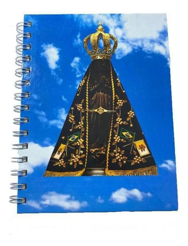 Caderno Especial 16x20cm Capa Dura: Nossa Sra Aparecida