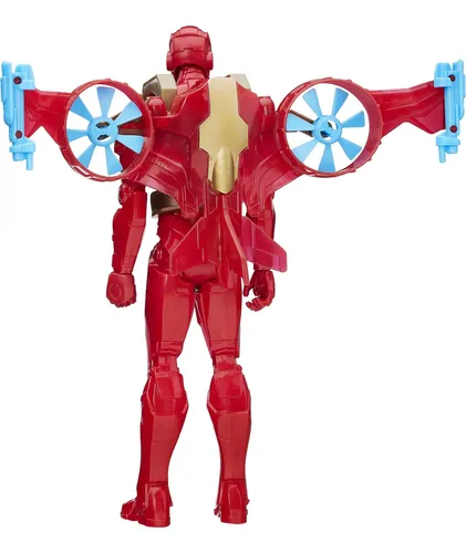 Marvel Titan Hero Series Iron Man Con Paquete Flotante