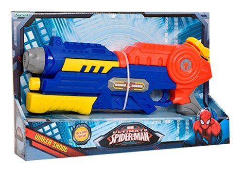 Pistola De Agua Water Shoot Spiderman Lanza Agua Ditoys