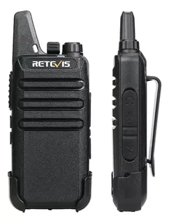 2pcs Radios Portátil Mini Walkie Talkie Con Usb Retevis Rt22