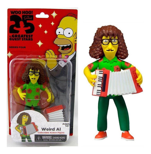 Action Figure Weird Al The Simpsons 25th Series 4 Neca