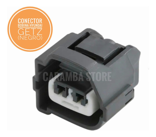 Conector Bobina Hyundai Getz, Elantra (negro)