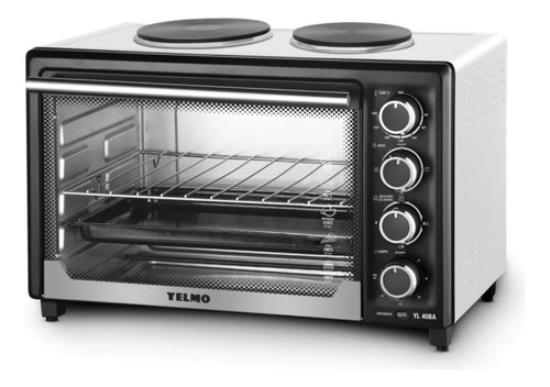 Horno Eléctrico Yelmo Yl-40ba 40l Grill 2 Hornallas 3200w