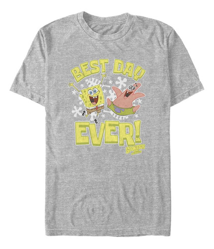 Playera Camiseta El Mejor Dia De Bob Esponja Y Patricio