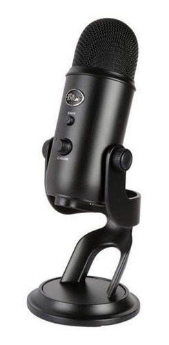 Imagen 2 de 2 de Micrófono Blue Yeti condensador multipatrón blackout