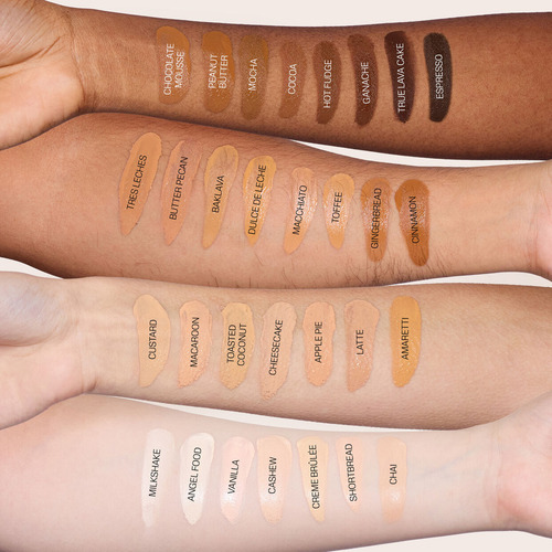 Base de maquiagem líquida Huda Beauty Easy Blur Cor Shortbread Easy Blur Natural AirBrush tom shortbread - 10mL 40g