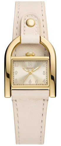 Reloj Mujer Fossil Harwell De Piel Color de la correa Nude