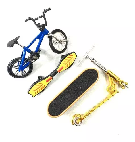 TOYANDONA 1 Conjunto Kit De Parque De Dedo Mini Bicicleta Brinquedo De Dedo  Skate Parque Crianças Esportes Brinquedos Skate Para Crianças Scooter Para