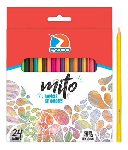 Lapices De Colores X24 Unidades Ezco 72202