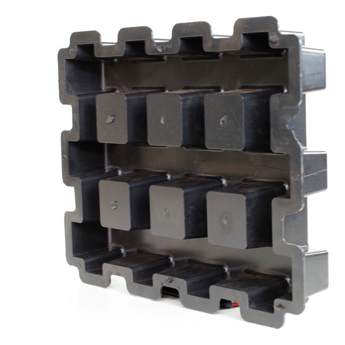 Forma Concregrama Piso Grama Bloquete 10 Pcs 43x33x7 Kit Forma Interna Quadrada