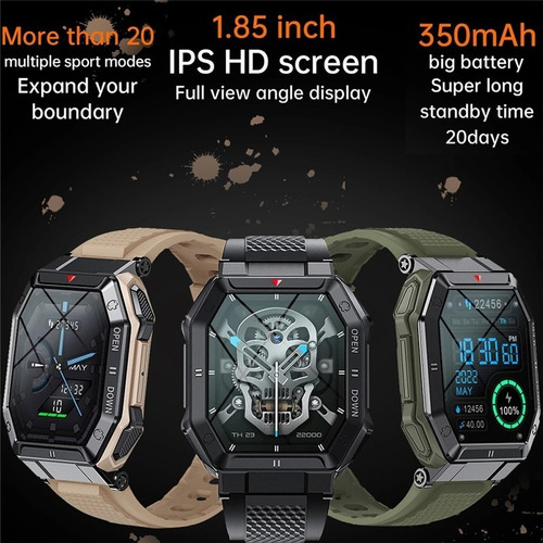 Reloj Deportivo Táctico Para iPhone Y Teléfono Android