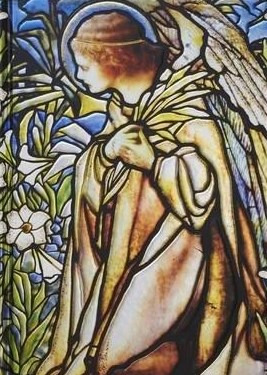 Libro Anotador Stained Glass Angel 15,8 X 21,6 Rayado De Fla