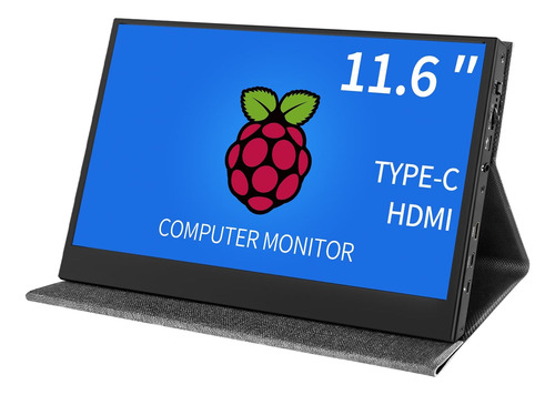 Wanlusiri Mini Monitor De 11,6 Pulgadas Pantalla Raspberry P