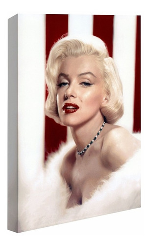 Cuadro Decorativo Canvas Moderno Marilyn Monroe 90x60 Cm