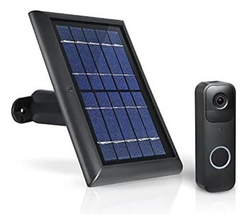 Wasserstein Panel Solar - Compatible Con Blink Video Doorbel