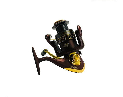 Reel Frontal Spinit Vulcan 30 Pejerrey Lisa 6 Rulemanes Lado De La Manija Derecho/izquierdo Color Bordó