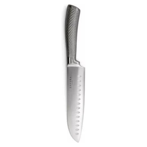 Cuchillo Sakura Santoku Acero Inoxidable Full Stainless 31cm