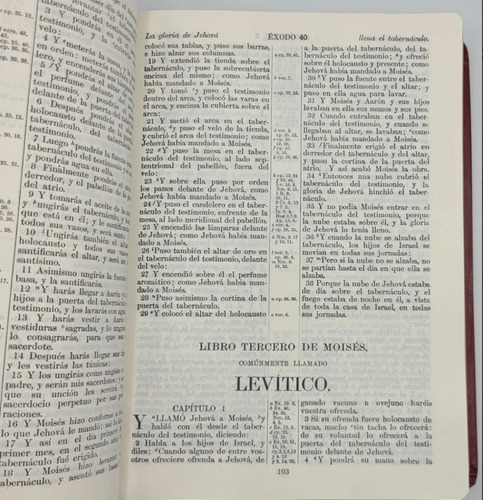 Imagen 6 de 10 de Biblia Antigua Version Valera 1602 Imitacion Piel Marrón