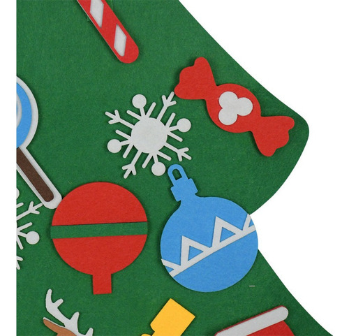 Enfeite Árvore Natal Diy Feltro Para Decoração