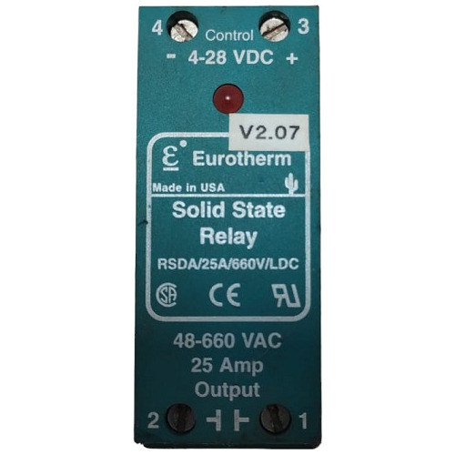 Rele De Estado Solido Euroterm 25amp 48 / 660 Volt