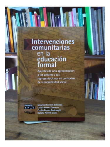 Intervenciones Comunitarias En Educacion Formal - Fuentes