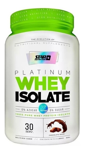 Star Nutrition Proteína Premium Whey Isolate 2 Lbs  