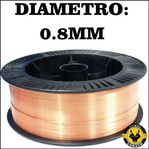 Imagen 2 de 10 de Alambre Soldar 08 Mm Mig Mag 5 Kg Co2 Inverter Lusqtoff