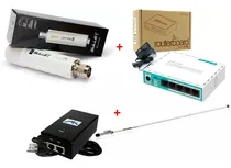 Comprar Kit Access Point 3km, 360 Grados Vende Internet Rb952