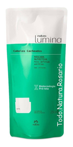 Repuesto Máscara Lumina Cabello Rizado Todo Natura Rosario