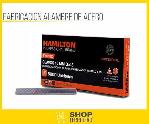 Engrampadora Clavadora Electr. Hee001 Clavos Grapas Hamilton