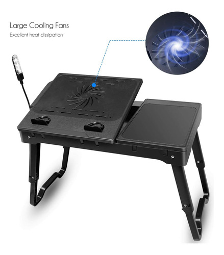 Mesa Computadora Portátil Cama Bandeja Multifuncional ...