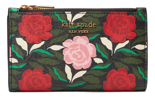 Kate Spade New York Morgan Rose Garden Cartera Plegable Piel