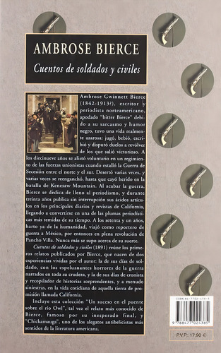 Ambrose Bierce Cuentos de soldados y civiles Editorial Valdemar 2003