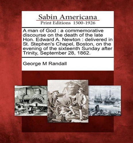 A Man Of God, De George M Randall. Editorial Gale, Sabin Americana, Tapa Blanda En Inglés