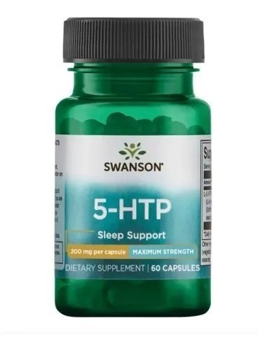 Swanson 5-htp 200mg 60cap Promueve Un Sueño Y Descanso Max 