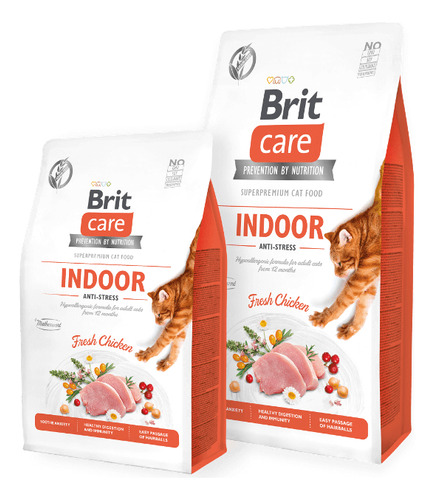 Brit Care® Cat Grain Free Indoor Fresh Chicken 2kg