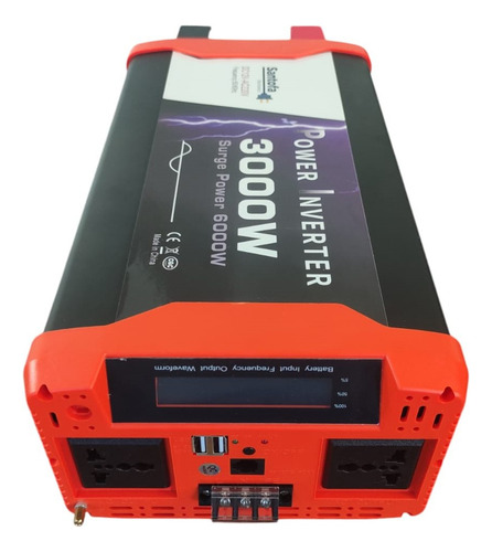Inversor De Corriente 12va220v 3000w 2usb 2sockets Onda Pura